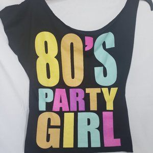 80's Party Girl Top (Size M)